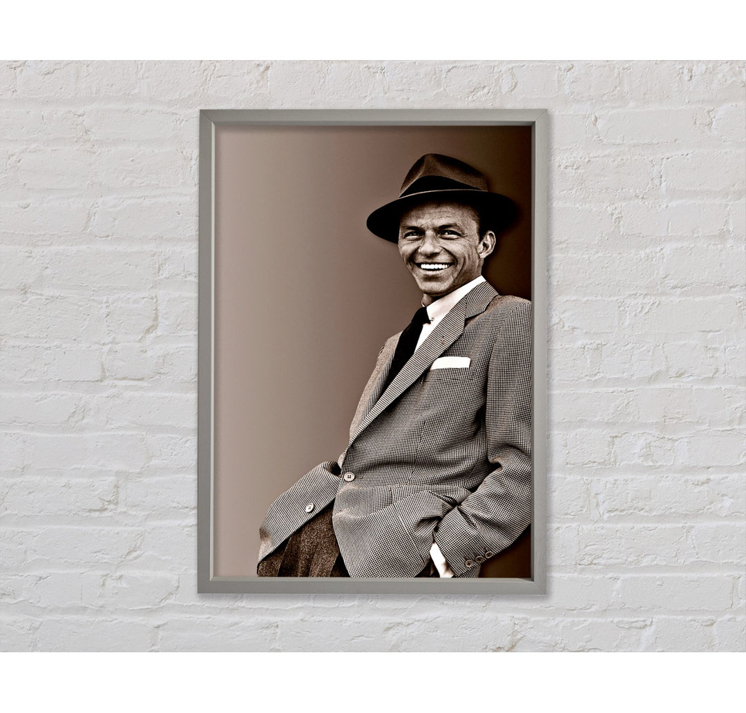 Frank Sinatra Sepia - Druck