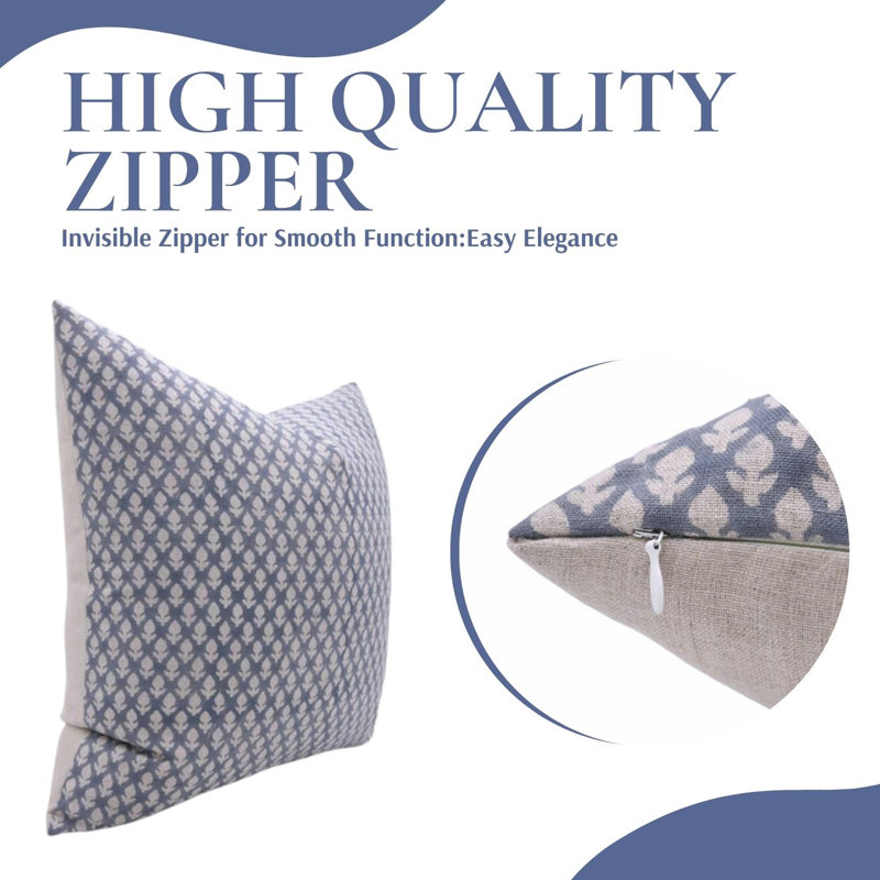 Linen Indoor/Outdoor Pillow Cover, 14" x 14", Square