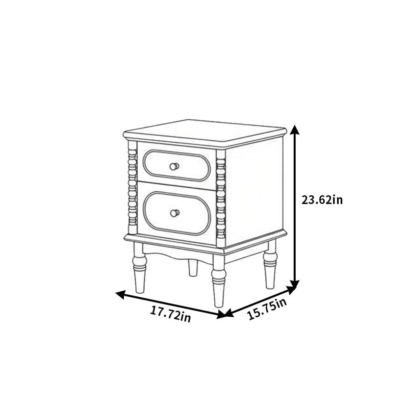 Retro Bedside Table
