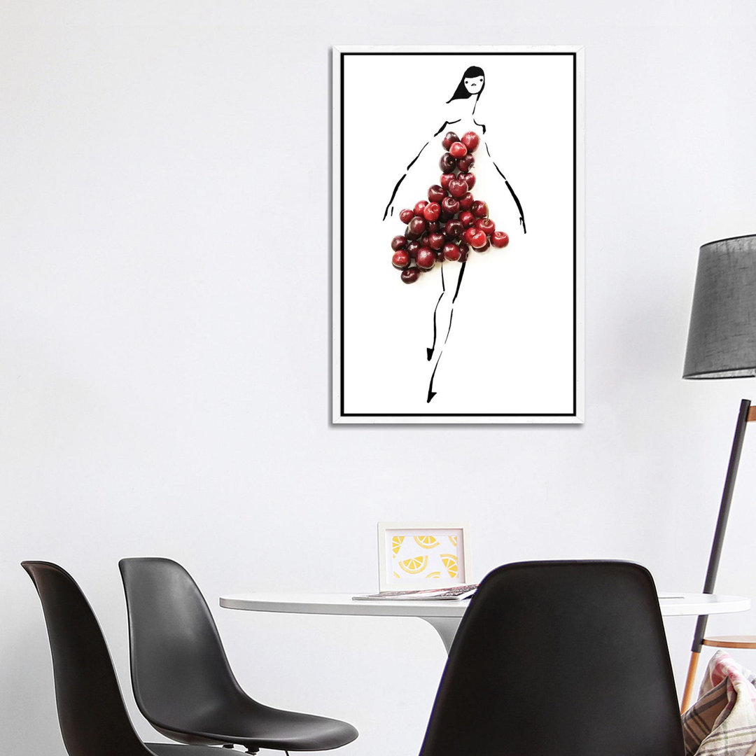 Cherrybomb von Gretchen Roehrs - Galerie-verpackte Leinwand Giclée auf Leinwand