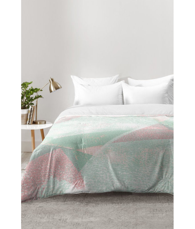 Ensemble d'édredon Holistic, Édredon double / grand + 2 taies décoratives sta, Vert / Bleu