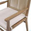 Ensemble de 2 chaises de salle à manger d'extérieur, fauteuil de patio en bois d'acacia
