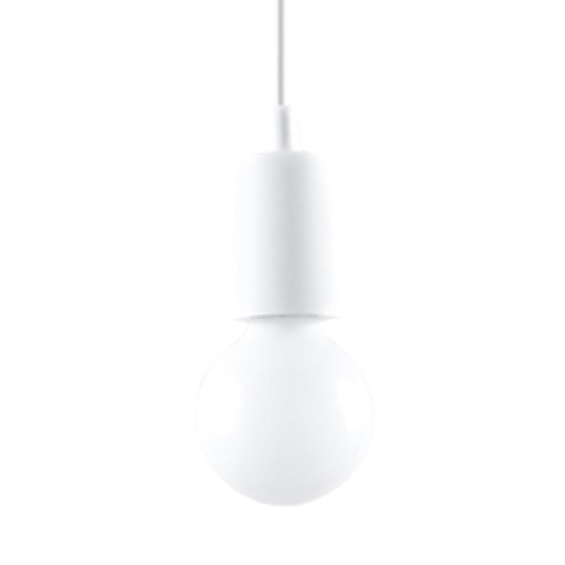 Borofsky 1 - Light White Pendant, White