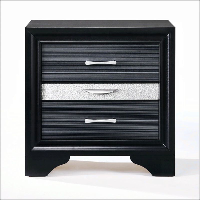Table de chevet contemporaine avec rangement