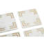 Marble Square 4 Piece Coaster Set