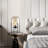  Nimbus Amber Glass Balloon Accent Lamp | Black Metal Frame | 48Cm High, E12/E26, Matte Finish