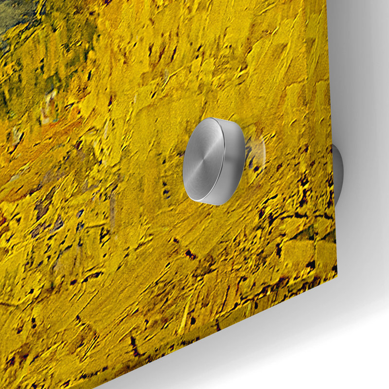  «Summer End» par Allan Friedlander, art mural en verre acrylique, 24 po x 24 po, H 24 po x l 24 po