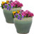 Ailynn Round Imperial Ceramic Outdoor Planter-1857609946-1857609944