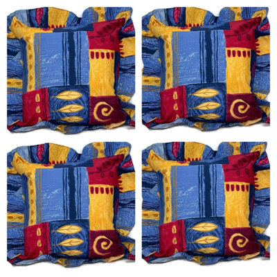 Zetland Patchwork Square Throw Pillow Cover