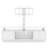Mairita LED Entertainment Center with Integrated Mount and Power Outlets -210528174