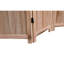 Cloison d'intimité pliante en bois massif l 55,2 po x H 65 po, couleur naturelle, charnières en métal pratiques pour déplier et déplier l'écran intérieur, largeur de 55,2 po et hauteur de 65 po, pliage simple, améliore l'apparence