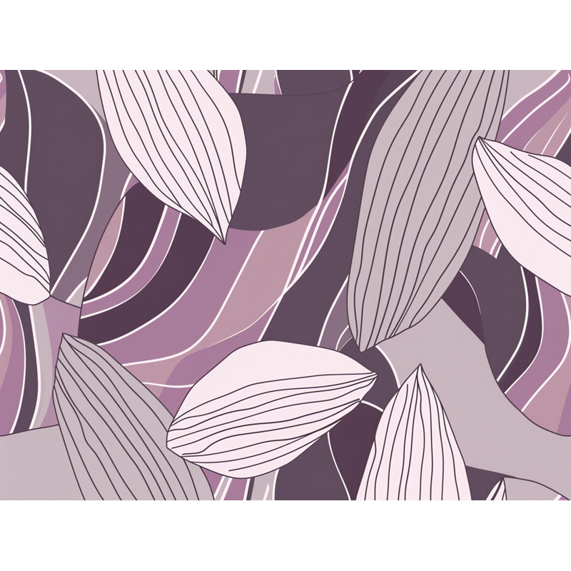 Leaves Fleece Throw Blanket - Cool Pattern Throws for Sofas or Beds, 50" W x 60" L