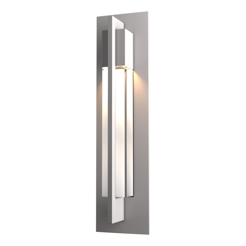 Plafonnier encastré d'extérieur en aluminium 1 lumière Axis, Acier bruni côtier, H 15 po x l 4,6 po x P 2,9 po