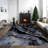 Galaxy Series Abrstract Black/Gray/Ivory/Beige Area Rug-1660931304-1653316293