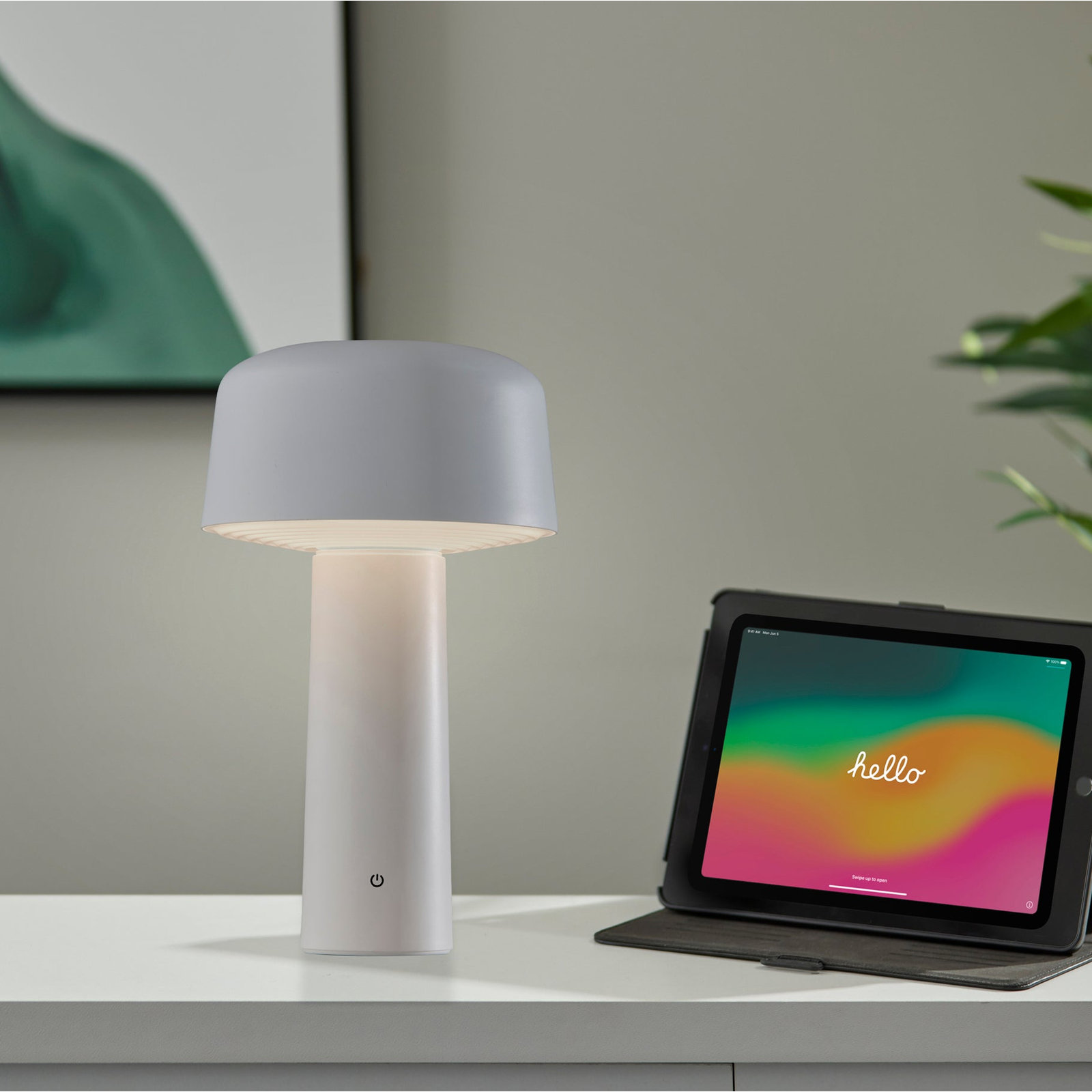 Rava Table Lamp, White