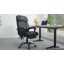 Fauteuil de direction ergonomique en similicuir chauffant avec repose-pieds-1378204799