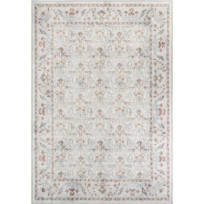 Tapis traditionnel Guljan couleur ivoire