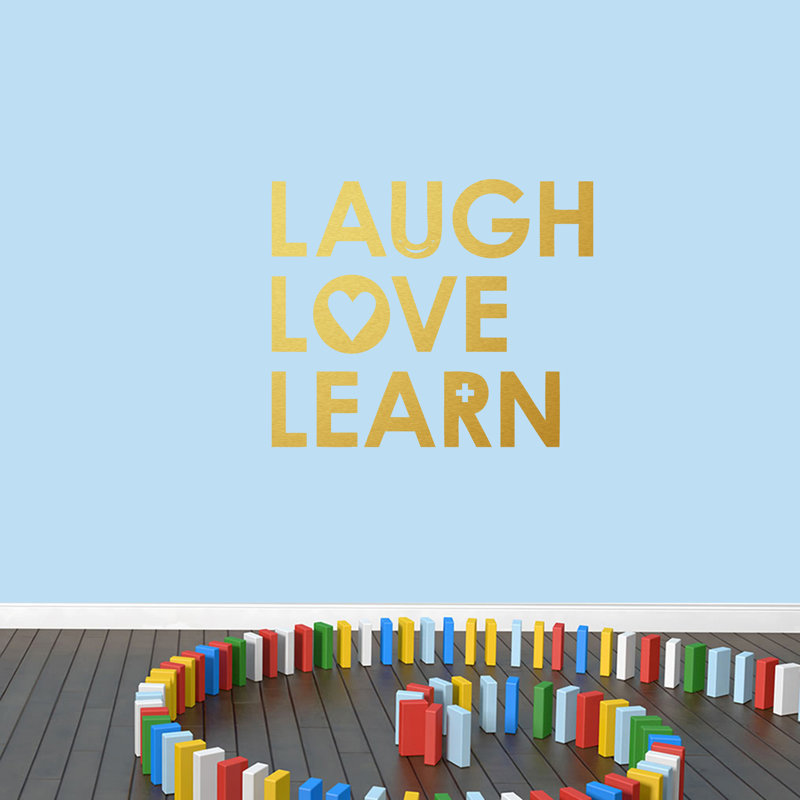 Décalcomanie murale love love learn Busick, Or