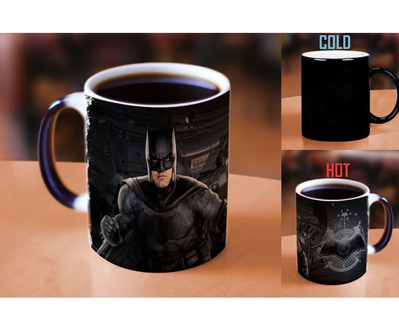Justice League Batman Logo Morphing Mugs Heat-Changing Drinkware - 11oz