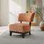 Fauteuil d'appoint sans accoudoirs et pieds inclinés-295150248