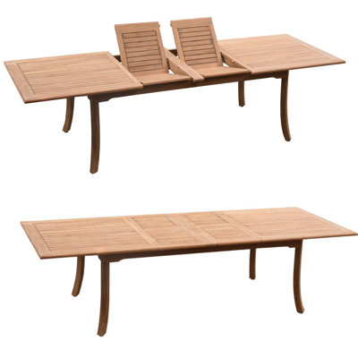 Derick Outdoor Teak Dining Table