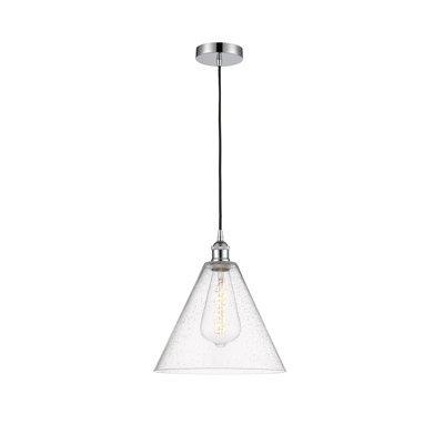 Luminaire suspendu conique à 1 lumière Bluford
