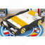 Lit plateforme double en forme de voiture de course avec roues et rangement, noir et jaune-1111233850-1111233829