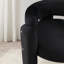 Chaise d'appoint rembourrée moderne avec pieds en trépied-645006186