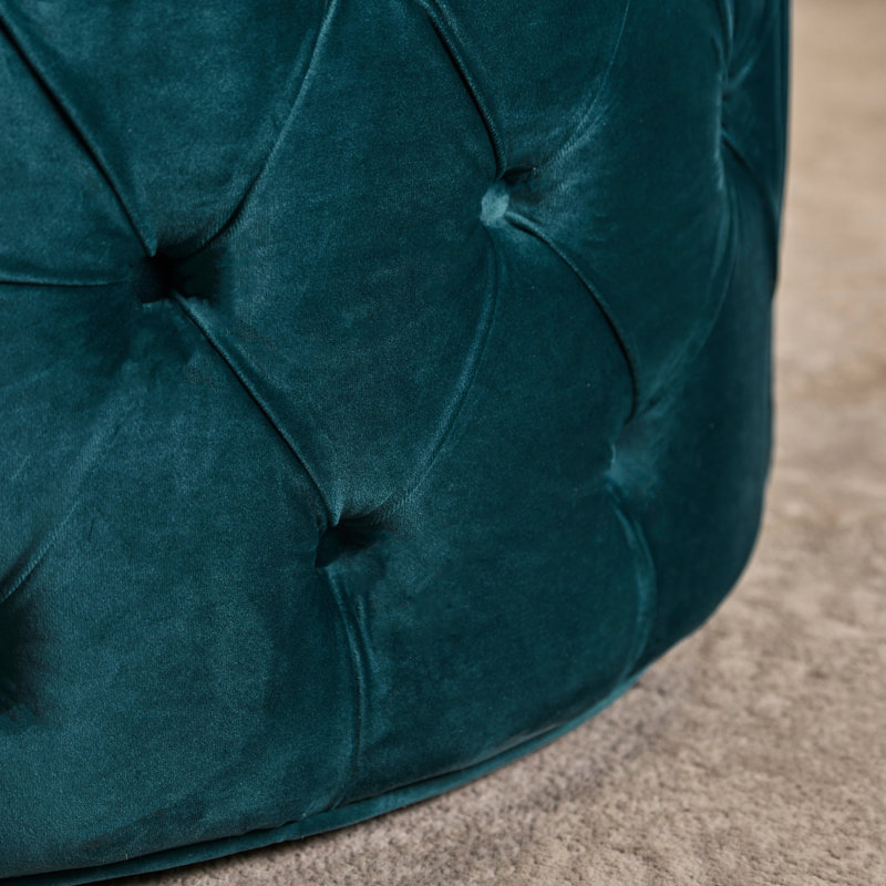 Pour un usage domestique - velours bleu sarcelle, 30 x 30 x 17,53 po, 16,73 lb, moderne et fonctionnel