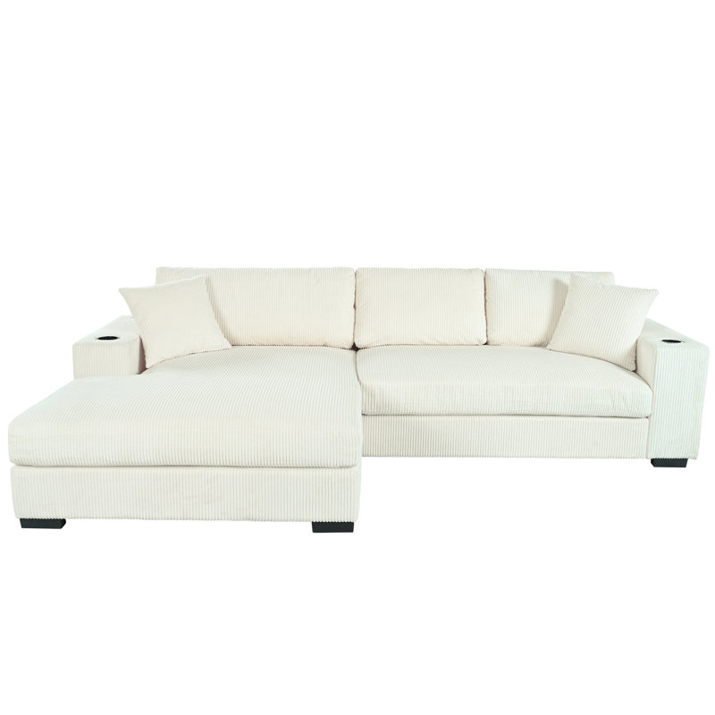 Mirod Large Sectional Sofa With Thick Cushions