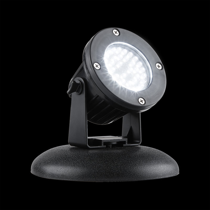 Compact Black LED Pathway Light with Transformer