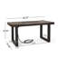 Table de salle à manger d'extérieur 40 000 BTU (couvercle de réservoir non inclus)
