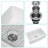 White Farmhouse Sink Workstation - 33 Inch White Ceramic Single Bowl Farm Kitchen Sink