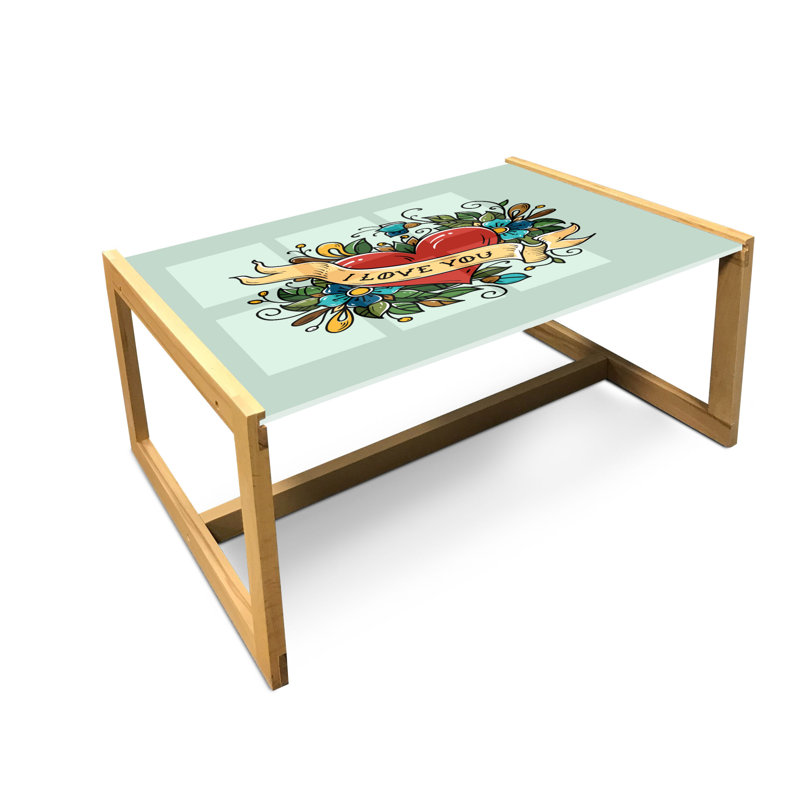 Tiara Sled Coffee Table, 40cm H x 91cm W x 62cm D