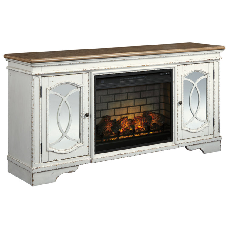 TV Stand for TVs up to 70" with Fireplace Included