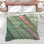 Édredon en couches à motif abstrait vert-126342607