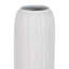 Grand vase contemporain en céramique pour décoration intérieure - vase à fleurs minimaliste pour le salon, l'entrée et le coin - blanc-453981976