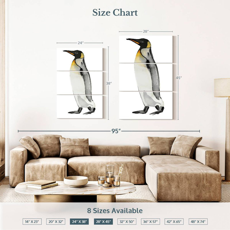 Brampt Penguin II, 38" H x 24" W