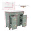 Ensemble de meuble-lavabo 36 po avec lavabo 36 po, meuble-lavabo moderne avec 3 tiroirs et portes à fermeture en douceur, armoire de salle de bain en bois massif avec lavabo encastré en céramique-1130416816-1130416823