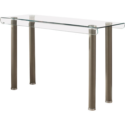 47.25'' Glass Top Console Table