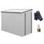 Remise de rangement extérieure en métal 4 pi x 7,7 pi Outsunny