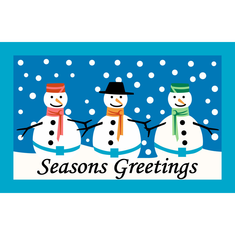 Limones Non-Slip Christmas Outdoor Doormat