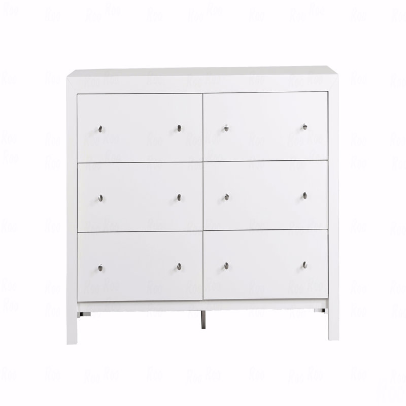 Commode transitionnelle élégante, Blanc
