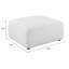 Repose-pieds rectangulaire de 35 po de largeur