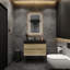 Ensemble de meuble-lavabo simple mural 30 po Golitz-966540148