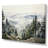 Pine Tree Misty Mountain I On Canvas Print-305420282-305420275