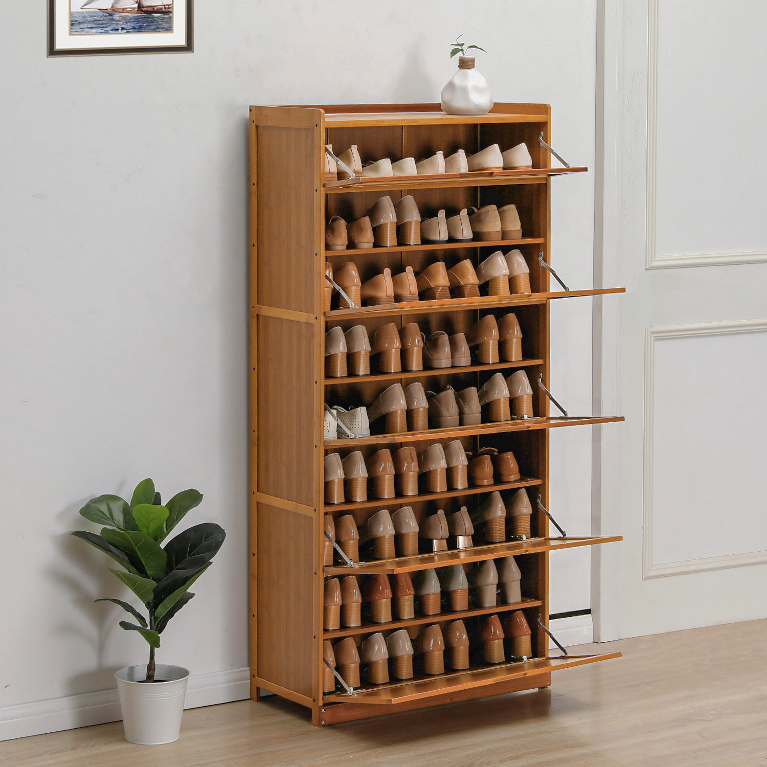https://assets.wfcdn.com/im/34421401/compr-r85/2021/202124459/36-pair-shoe-storage-cabinet-9-layers-wood-shelf-with-flip-drawers-tabletop.jpg
