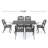 Agawam 6 - Person Patio Dining Set Umbrella Hole Included Rectangular Table