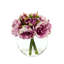 Peony Floral In Glass Vase-1657491729