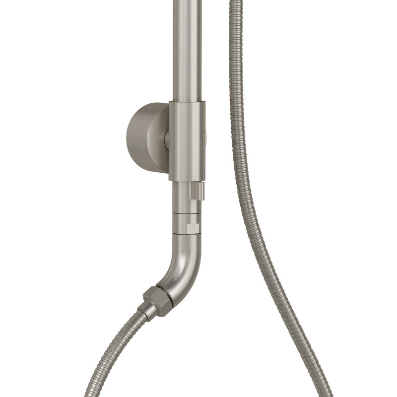 Kona Brass Shower System, Brushed Nickel